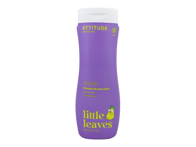 attitude little leaves shampoo body wash 473ml vanilla pear
