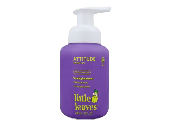 attitude little leaves foaming hand soap 295ml vanilla pear