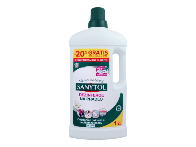 sanytol dezinfekce na pradlo 1l+20proc zdarma 1200ml
