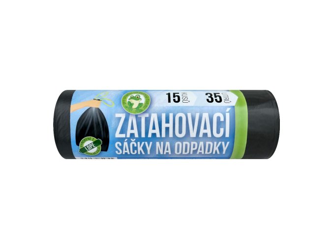 ldpe zatahovaci sacky na odpadky 35l 15ks
