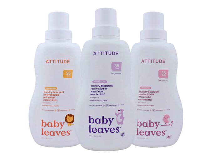 attitude baby leaves laundry detergent 35davek 3druhy