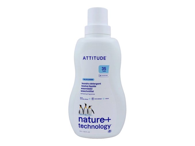 attitude nature technology laundry detergent 1 04l 35davek wildflowers