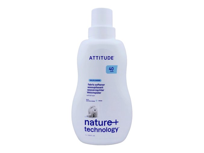 attitude nature technology fabric softener 1l 40davek wildflowers