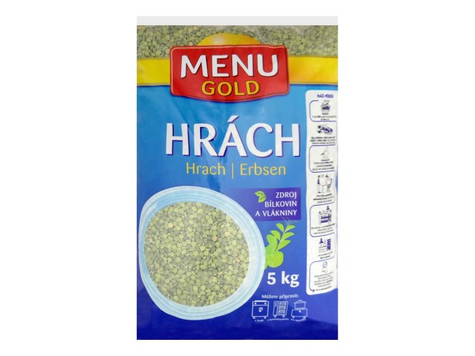 menu gold hrach zeleny loupany puleny 5kg
