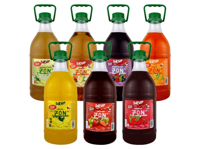 zon sirup extra husty 3l 7druhu