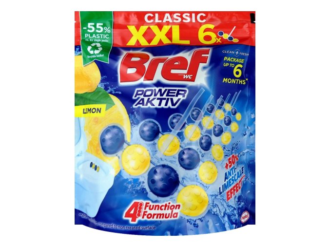 bref power aktiv classic xxl sacek 6x50g lemon