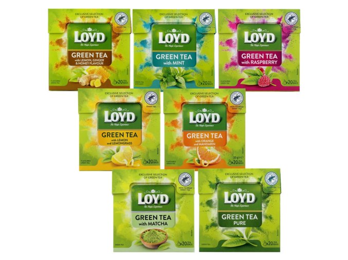 loyd green tea 20ks 7druhu