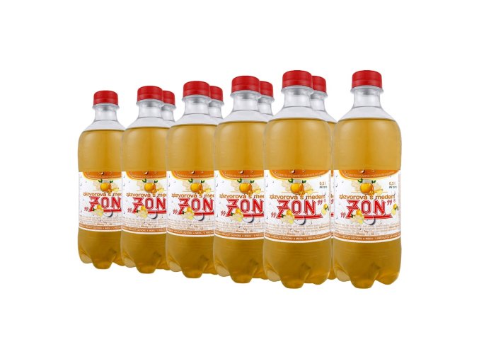 zon limonada 0 5l zazvorova s medem karton 10ks