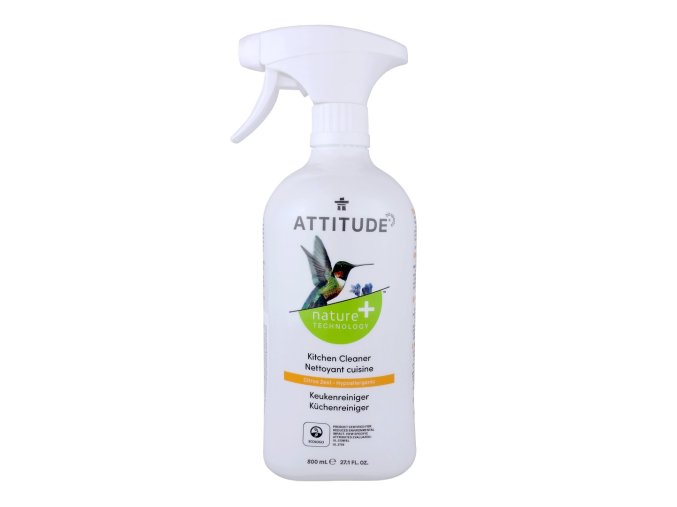 attitude nature technology kitchen cleaner 800ml citrus zest