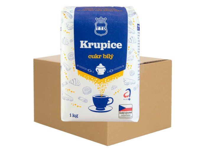 ttd cukr bily krupice 1kg karton