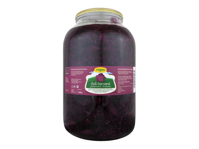 rapa zeli cervene pasterovane krouhane 3500g