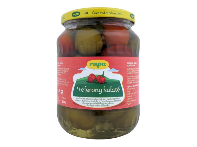 rapa feferony kulate 660g