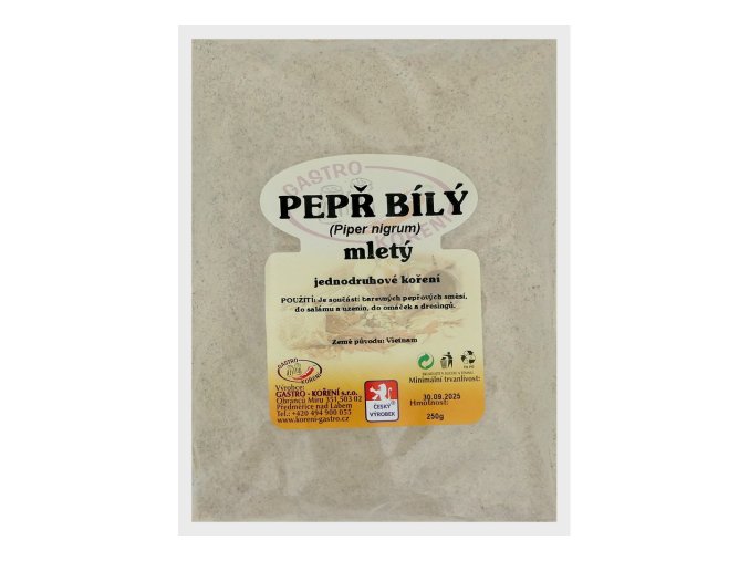 gastro koreni pepr bily mlety 250g