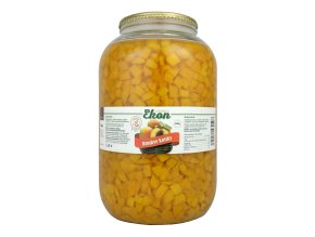 ekon broskve kostky 3400g