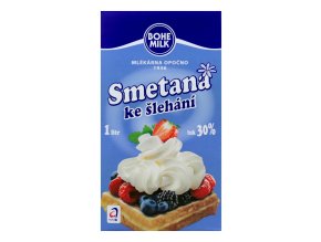 bohemilk smetana ke slehani 30procent 1l
