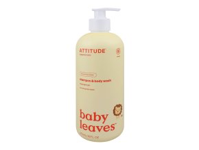 attitude baby leaves shampoo body wash 473ml pear nectar