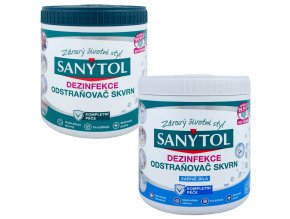 sanytol dezinfekce odstranovac skvrn prasek 450g 2druhy