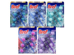 bref wc color aktiv plus premium 3x50g 5druhu