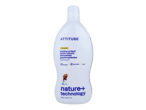 attitude nature technology washing up liquid 700ml citrus zest