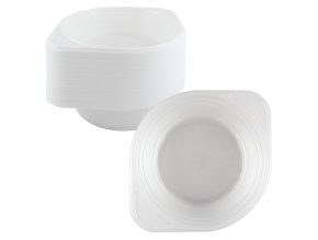 miska polevkova bila plast 1ks 100ks