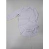 Dětské bílé body s dl. rukávem - vel. 56