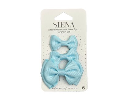 SIENA 3 dielny set mašličky - baby blue