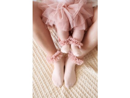 Tutu ponožky Mama's Feet púdrovo ružová