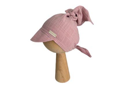 Letná bavlnená šatka na zaväzovanie - ružová