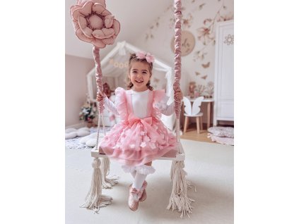 Sukňa Bellarco Flower cukríkovo ružová