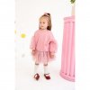 Mikina s balónovými Puf Puf rukávmi - light dusty pink