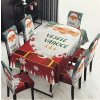 Vánoční Potahy na židle a stůl č.3 (7 kusů)