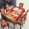 Vánoční Potahy na židle a stůl č.4 (7 kusů)