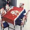 Vánoční Potahy na židle a stůl č.6 (7 kusů)
