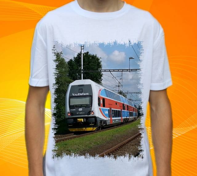 Nová trička s vlaky