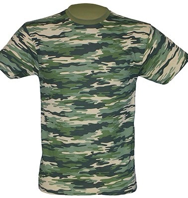 Nové maskáčové tričko Camouflage