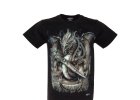 Svítící trička s potiskem draků a démonů