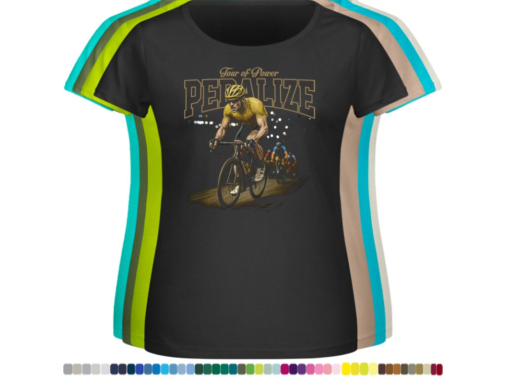 cerne-damske-tricko-cyklista-spurt-peloton