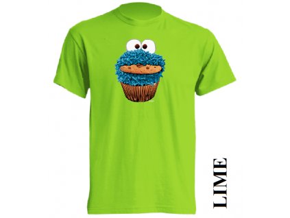 3d-tricko-cookie-monster-limetkove-zelene