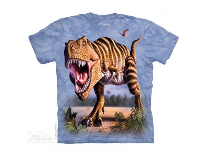 dětské tričko-dinosaurus-tyranosaurus rex-potisk-mountain