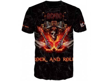 cerne tricko AC DC