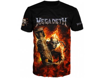 cerne tricko Megadeth
