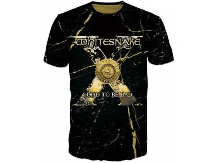 cerne tricko Whitesnake