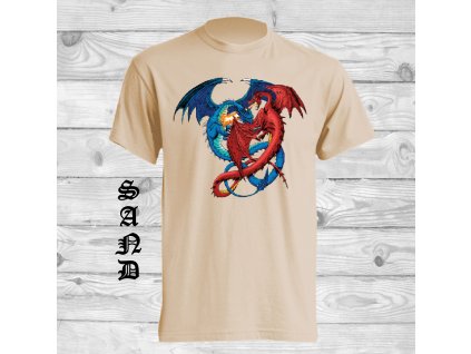 Bavlněné tričko Souboj draků