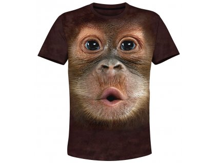 tricko orangutánek 3d