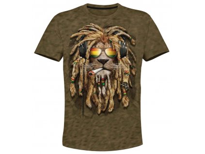 tricko kourici rasta lev