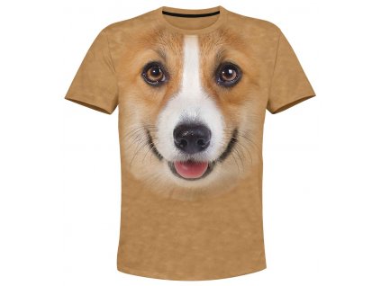 tricko psik welsh corgi 3d