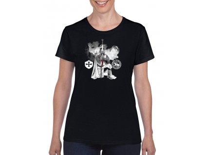 cerne-levne-bavlnene-damske-tricko-krizak-rytir-modlitba