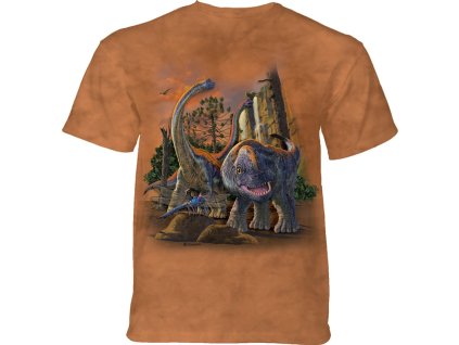 detske tricko the Mountain zvedavy dinosaurik