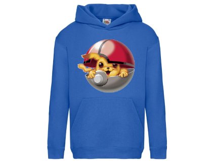 detska mikina modra pikachu
