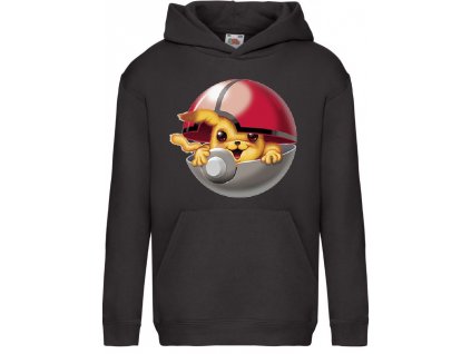 detska mikina cerna pikachu